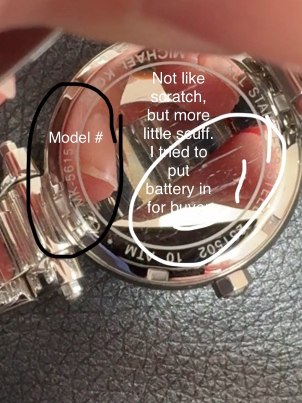 Michael Kors Silver Watch with Crystal Details - Picture 5 of 7